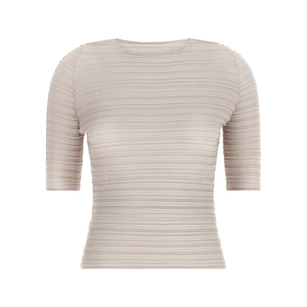 Issey Miyake Beige Polyester Women's Blouse